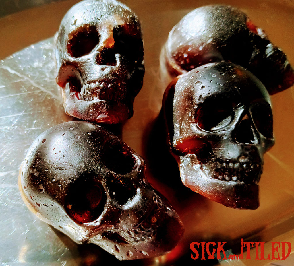 Organic Coffee & Black Pepper Mini Skull Decorative Face Soap