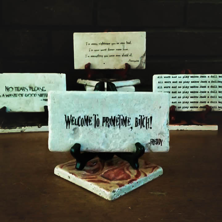 Welcome To Primetime Nightmare On Elm Street 3 Quote Plaque