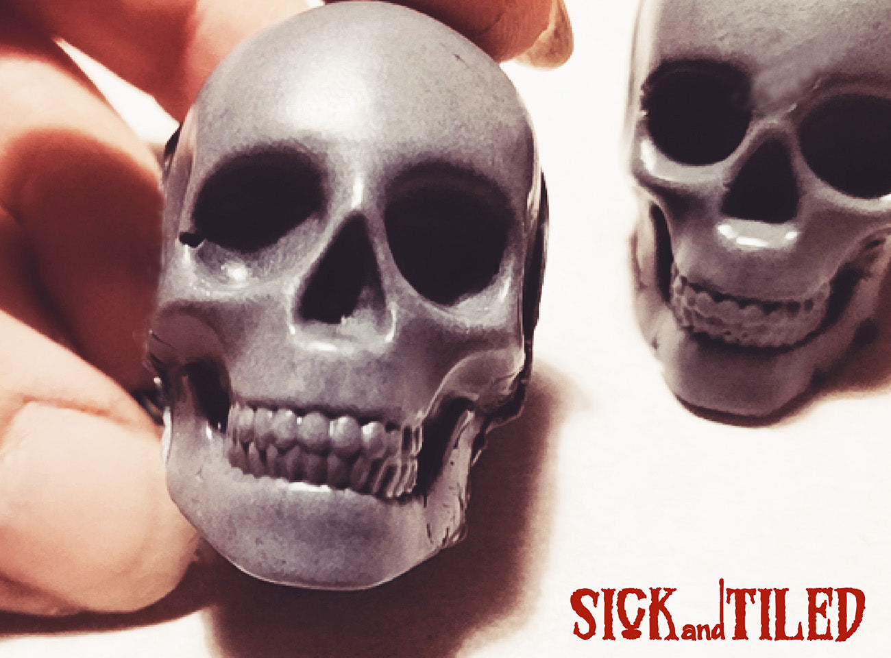 Organic Goat's Milk & Lavender Mini Skull Decorative Face Soap