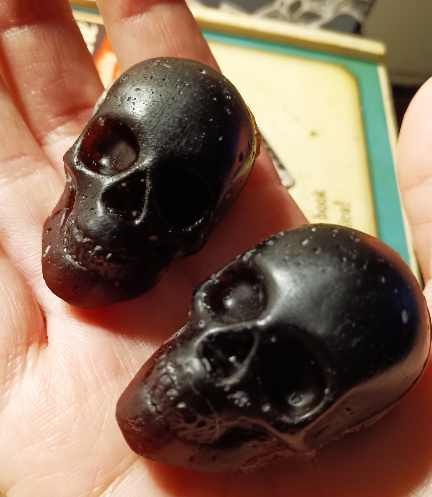 Organic Coffee & Black Pepper Mini Skull Decorative Face Soap