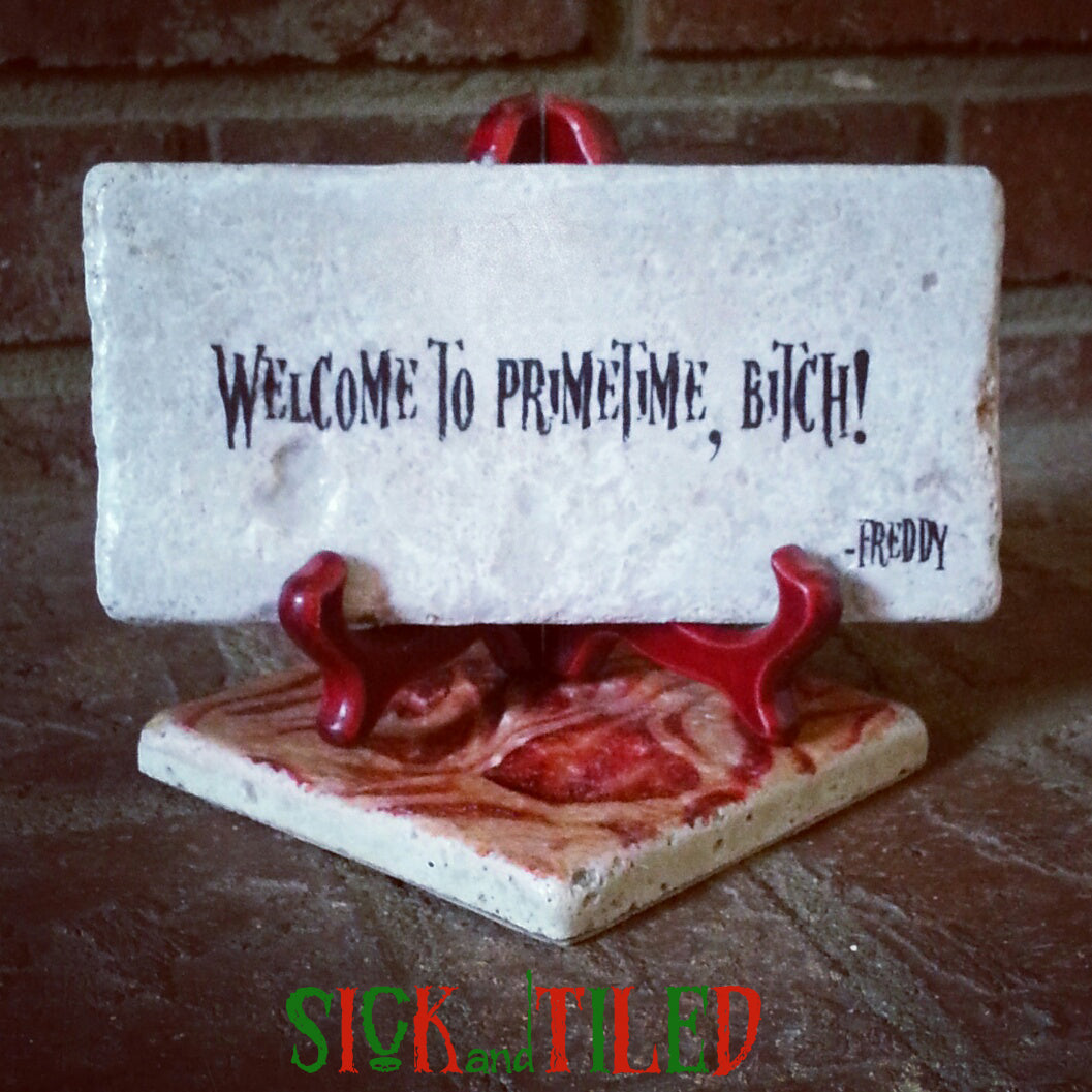 Welcome To Primetime Nightmare On Elm Street 3 Quote Plaque