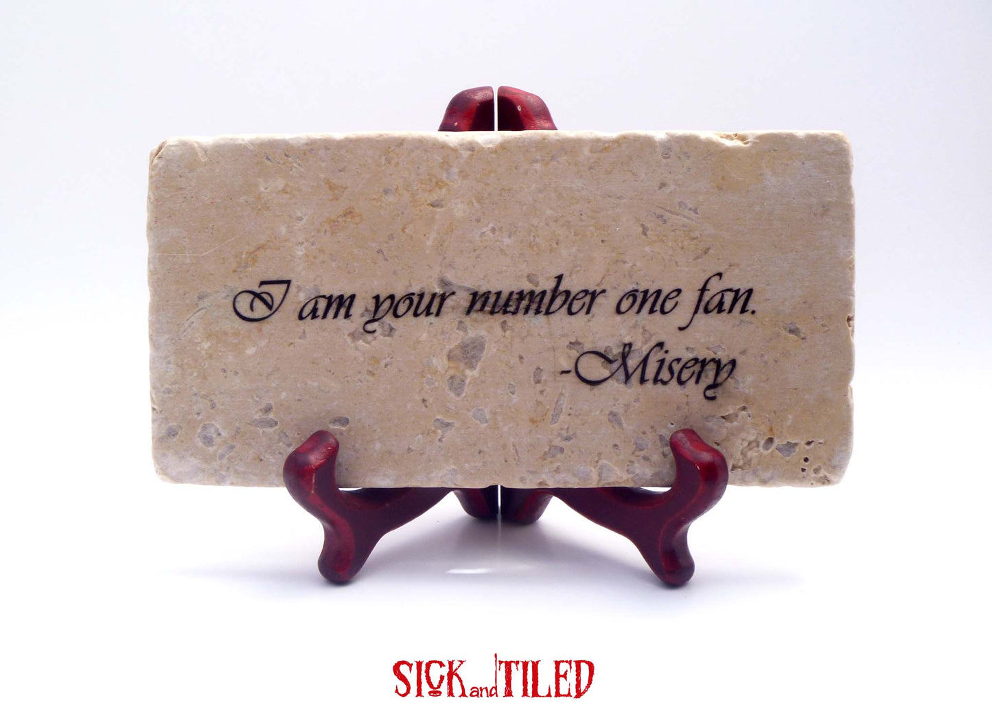MISERY I Am Your Biggest Fan Handmade Quote Plaque 90s Horror