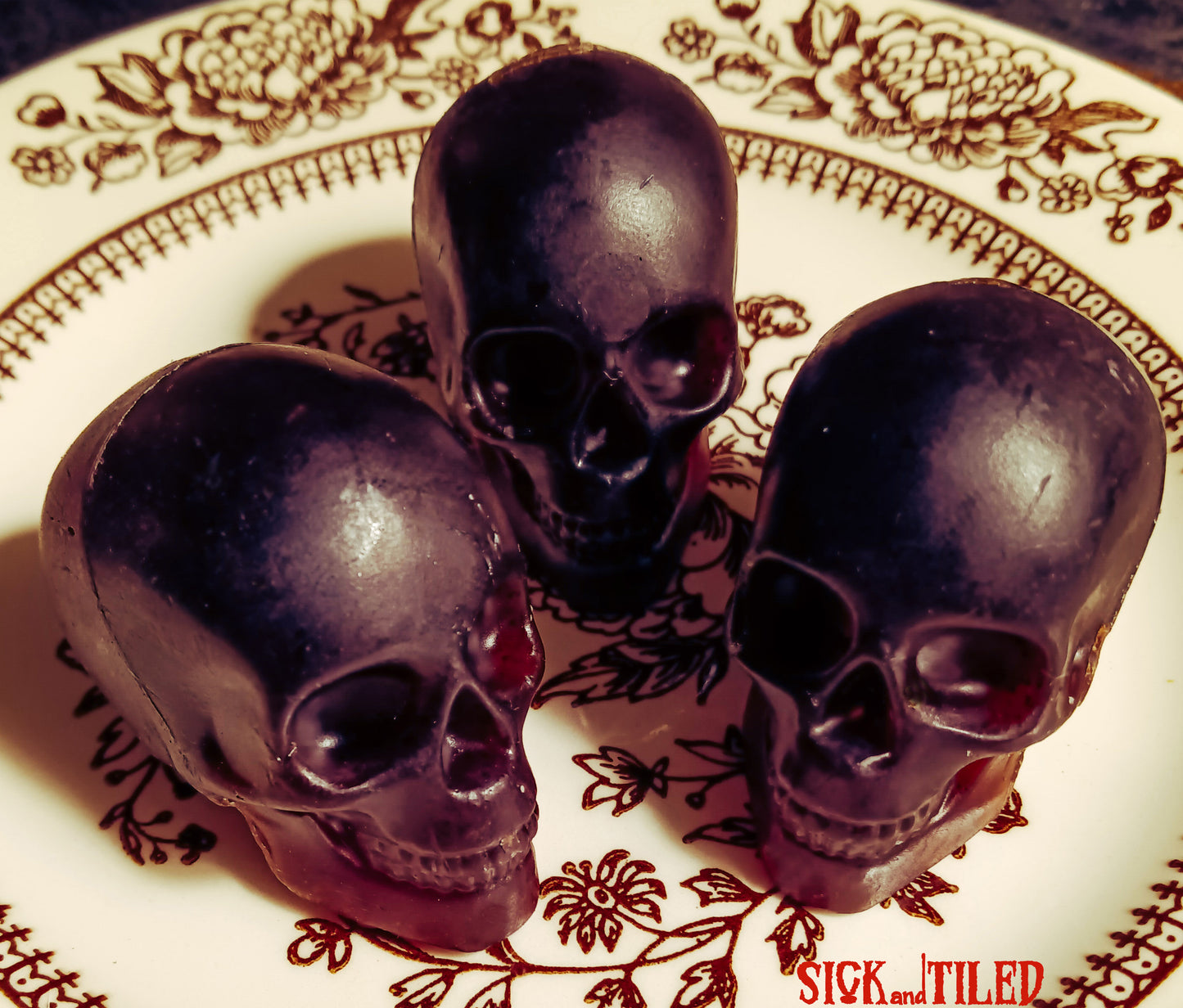 Mini Skull Decorative Mostly Organic Face Soap Gift Set