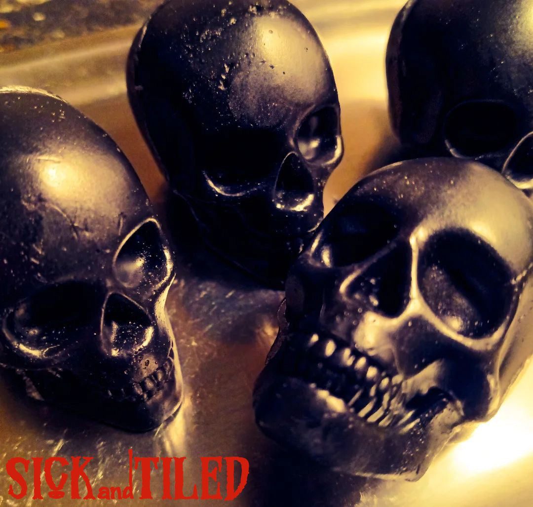 Mini Skull Decorative Mostly Organic Face Soap Gift Set
