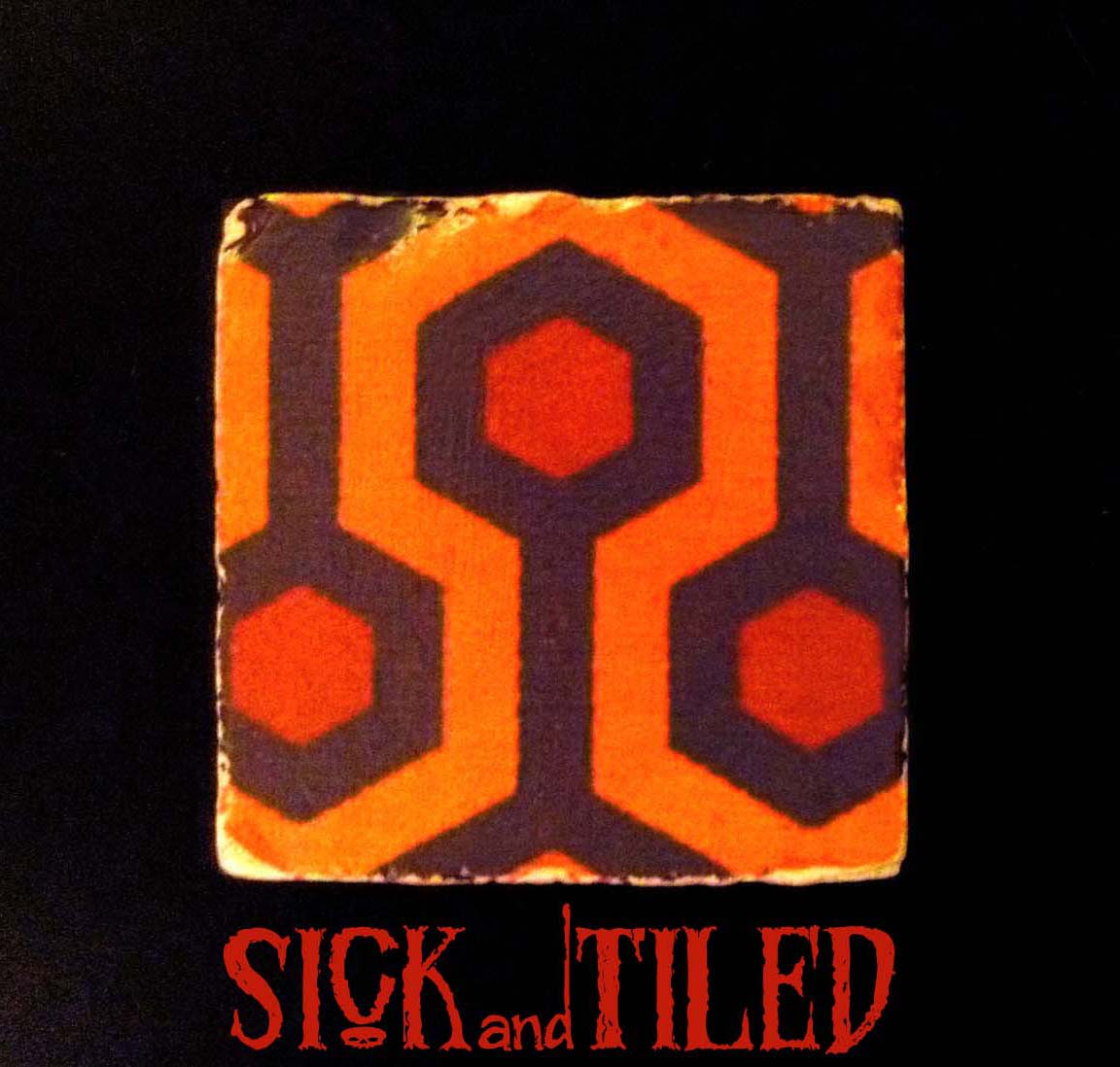 The SHINING Stay At The Overlook Tumbled Marble Tile Coaster Single